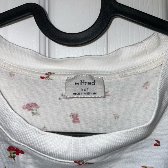 WHITE FLORAL SCRUNCH WILFRED TEE - Picture 2 of 5